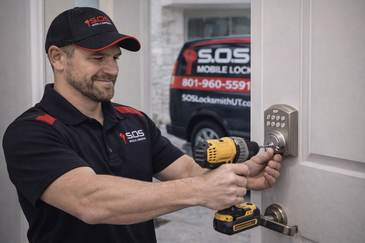 Installing Residential Smart Lock and Keypad Deadbolt  in Salt Lake City, UT